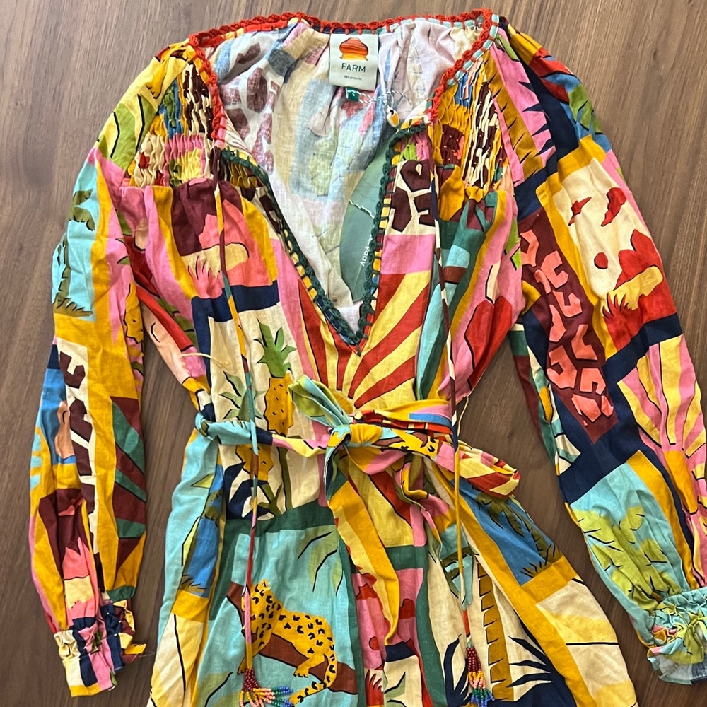 Farm Rio Tropical Tunic Dress